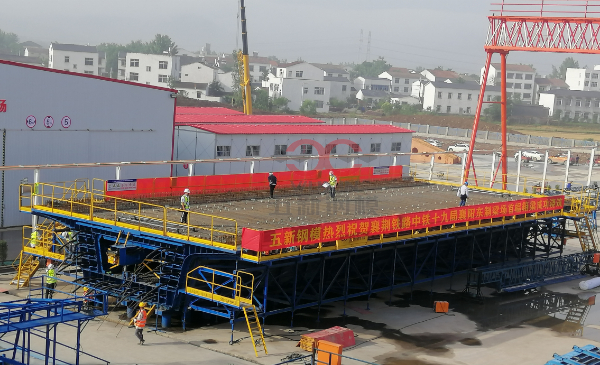 Bekisting gelagar kotak Kereta Api China 19 Biro Xiangjing Kereta Api