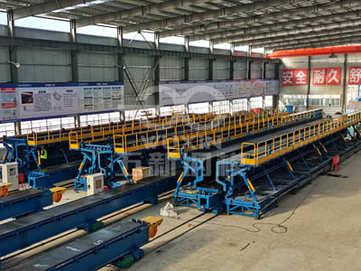 Lini produksi girder kotak kecil dari pabrik cabang Shucheng